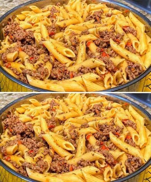 Paste cu carne tocată – O rețetă rapidă si delicioasă pentru o cină deosebită.