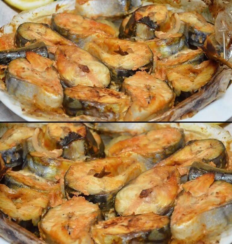 Una dintre cele mai iubite rețete de către români! Macrou copt în pungă