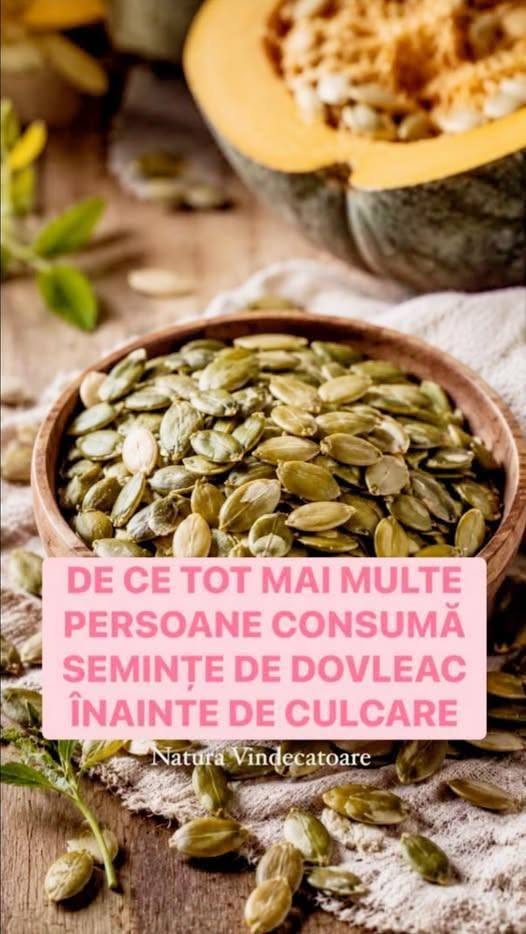DE CE TOT MAI MULTE PERSOANE CONSUMĂ SEMINȚE DE DOVLEAC ÎNAINTE DE CULCARE