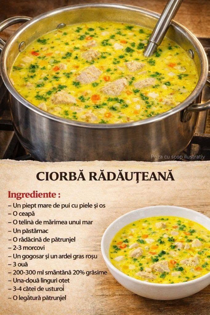 Ciorba rădăuțeană este una dintre cele mai apreciate ciorbe din bucătăria românească. A fost creată în anii ’70 în orașul Rădăuți și a devenit rapid celebră datorită gustului său bogat și echilibrat