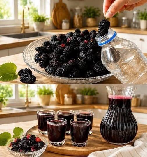 Lichior de mure cu ingrediente puține – o rețetă simplă, aromată și delicioasă,