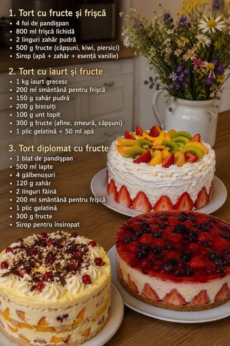 3 torturi cu fructe care arată spectaculos și sunt perfecte pentru orice ocazie