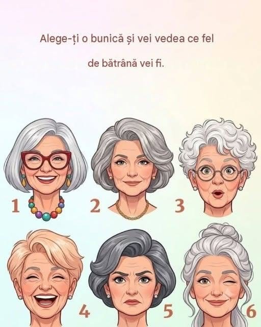 Alege o bunică și vei vedea ce fel de bătrână vei fi.