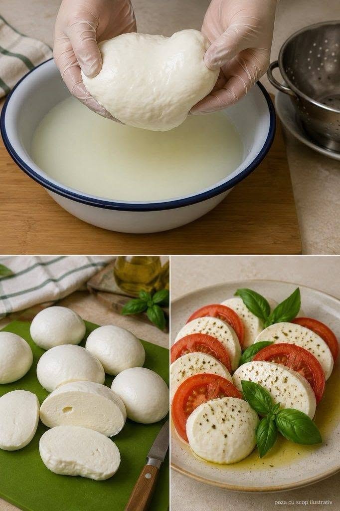 Mozzarella de casă în 30 de minute: moale, proaspătă și mult mai gustoasă decât multe variante din magazin