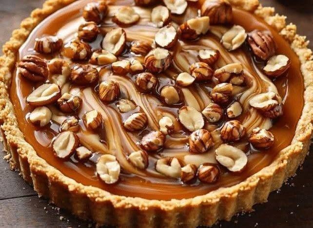 Tort cu caramel și alune