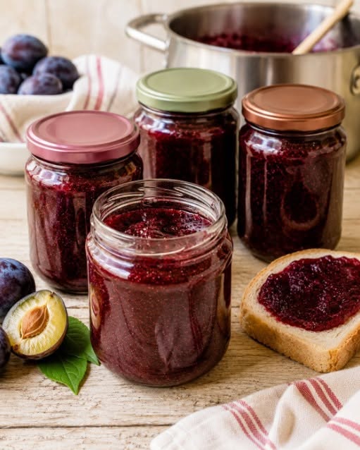 Gem de prune fără conservanți Se face ușor și simplu