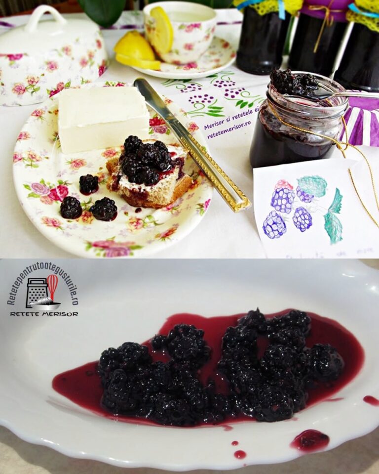 Preferata mea in copilărie era delicioasa dulceață de mure pe care o prepar an de an cu mare drag