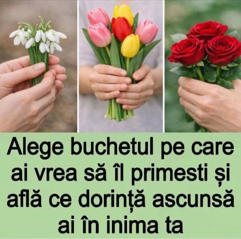 Test de personalitate: alege buchetul de flori care îți place cel mai mult și descoperă ce își dorește cu adevărat sufletul tău