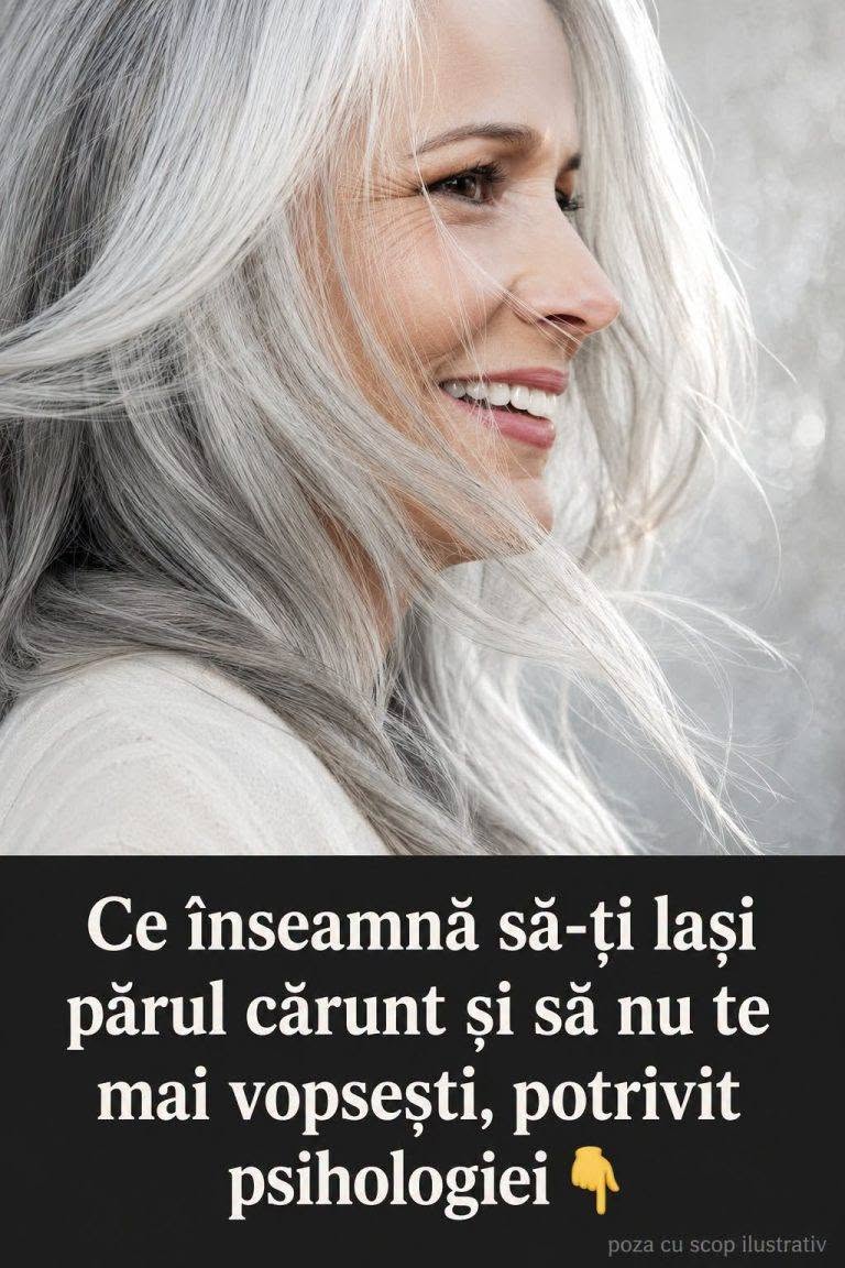 Tot mai multe persoane aleg să poarte părul cărunt natural. Psihologii explică ce transmite această opțiune