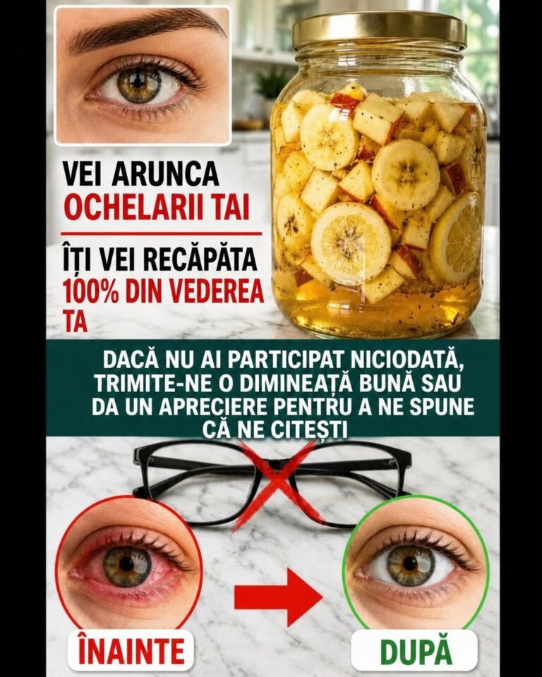 Am descoperit recent băutura caldă de usturoi și lămâie și nu mai pot să mă descurc fără ea! După ce am început să o beau dimineața, ochii mei parcă se simt mai odihniți. Chiar dacă ai peste 45 de ani, trebuie să încerci acest remediu natural