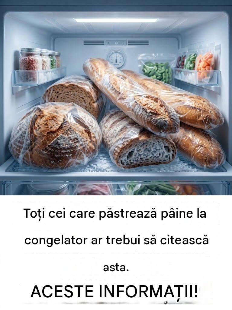 Cei care depozitează în mod regulat pâinea în congelator ar trebui să citească aceste informații.