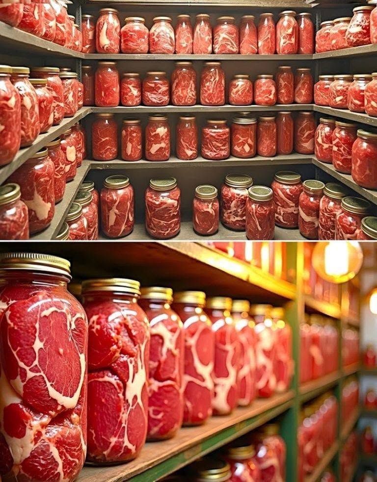 Am descoperit recent o metodă veche de conservare a cărnii care m-a lăsat fără cuvinte! Am gătit carnea în propria grăsime și acum o pot păstra până la CINCI ANI fără electricitate! Fiul meu a fost impresionat de cât de fragedă și gustoasă a ieșit.