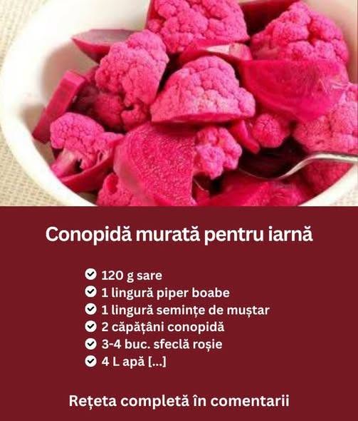  Conopidă murată pentru iarnă 