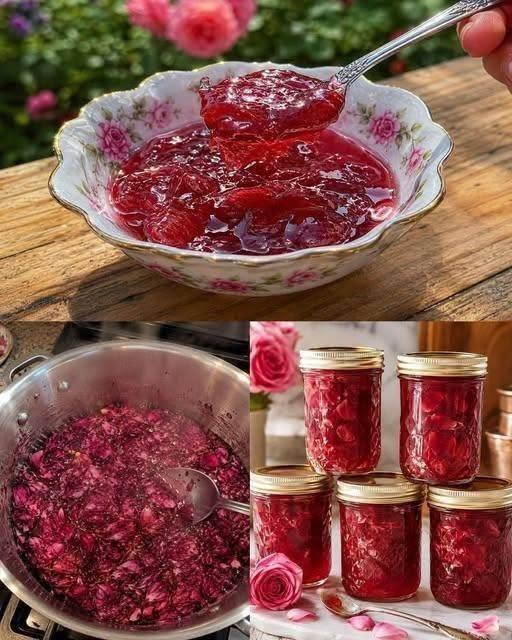 Parfumul copilăriei într-un borcan: dulceața de trandafiri pe care o vei face în fiecare vară! (rețeta pas cu pas)