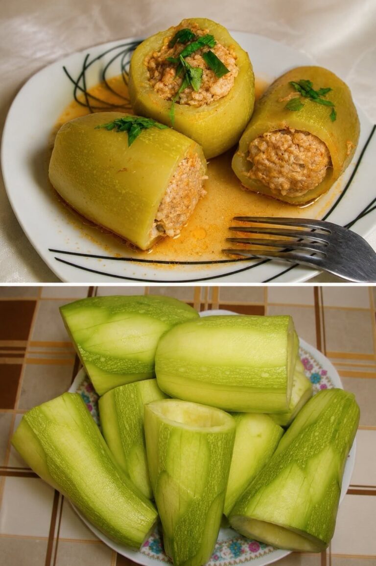 Miezul dovleceilor se poate pune in umplutura de carne (bine zdrobit cu furculita).