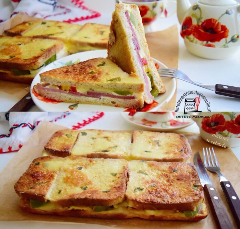 Aceste sandwich-uri preparate la cuptor sunt foarte bune, servite fie ca aperitive, fie se pot lua la pachet, la scoala sau la serviciu, pentru ca sunt bune atat calde cat si reci si sunt foarte satioase.