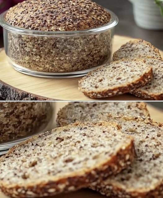 Minune din 2 ingrediente – Pâine sănătoasă din semințe de in și psyllium, gata în 5 minute