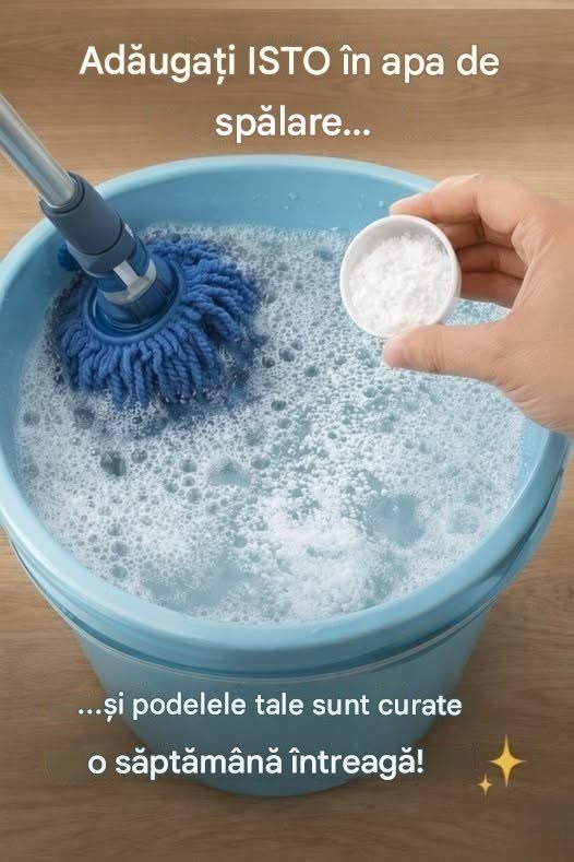 Adaugă ASTA la apa de mop… … Și podelele tale pot rămâne curate mult mai mult timp!