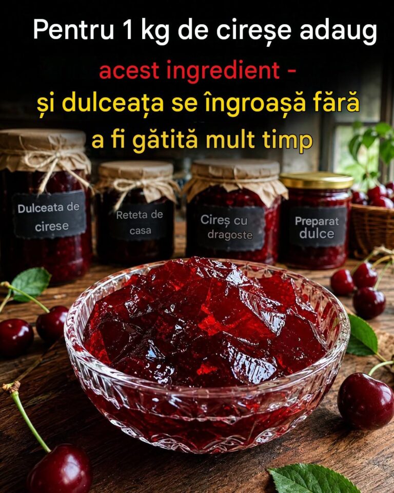 Nu mai petrec ore întregi gătind dulceață de cireșe: cu acest ingredient, fructele de pădure se îngroașă de la sine.