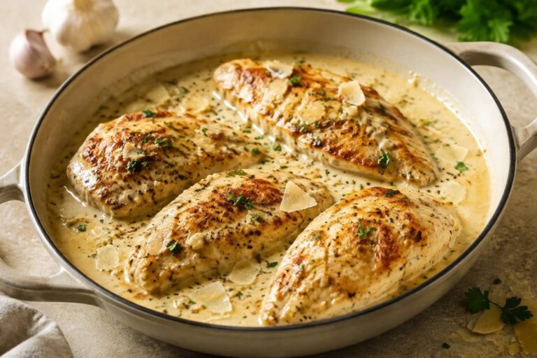 Creamy Garlic Parmesan Chicken: An Easy One-Pan Dinner