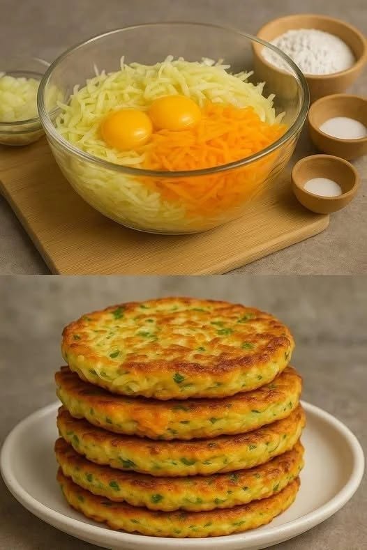 Chiftele din cartofi cu morcov și ceapă verde – crocante, aromate și gata în 15 minute!