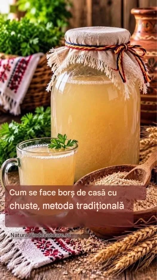 Cum se face borș de casă cu chuste, metoda tradițională