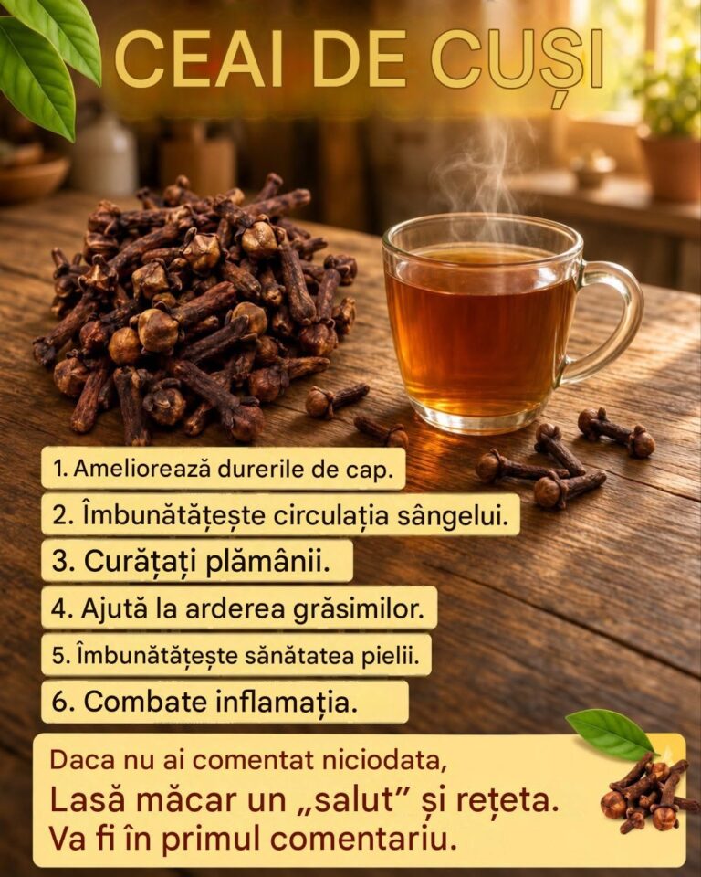 Ceai de cuișoare: Secretul simplu pe care aproape nimeni nu-l folosește!