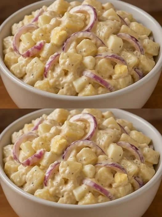 Salata de cartofi care detronază orice altă garnitură