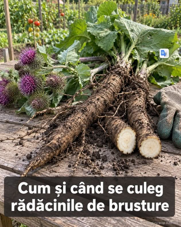 Cum și când se culeg rădăcinile de brusture