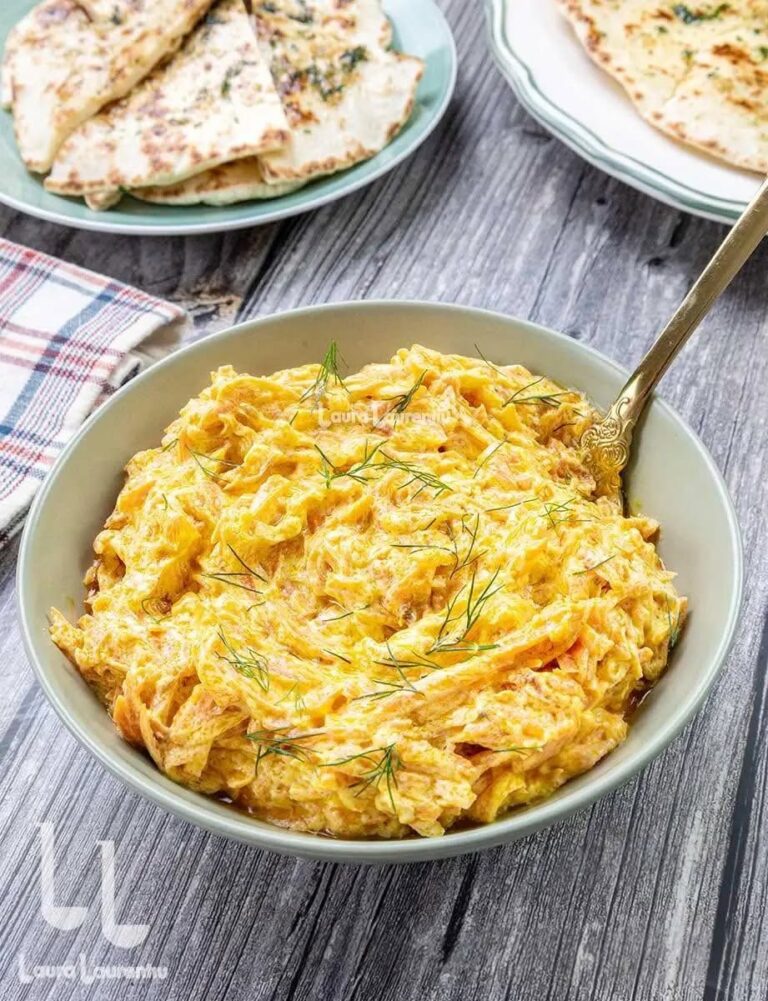 Salată de morcovi cu iaurt – rețetă turcească simplă și gustoasă
