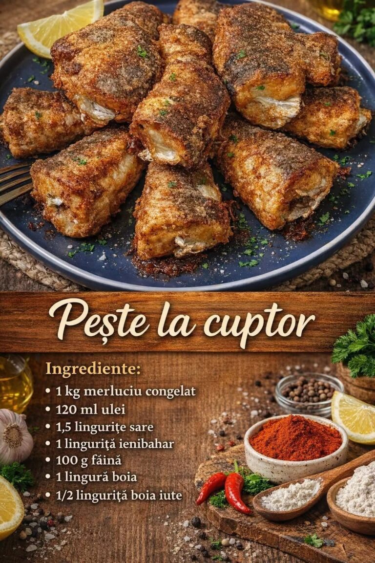 Peste la cuptor – Crocant, gustos si usor de preparat