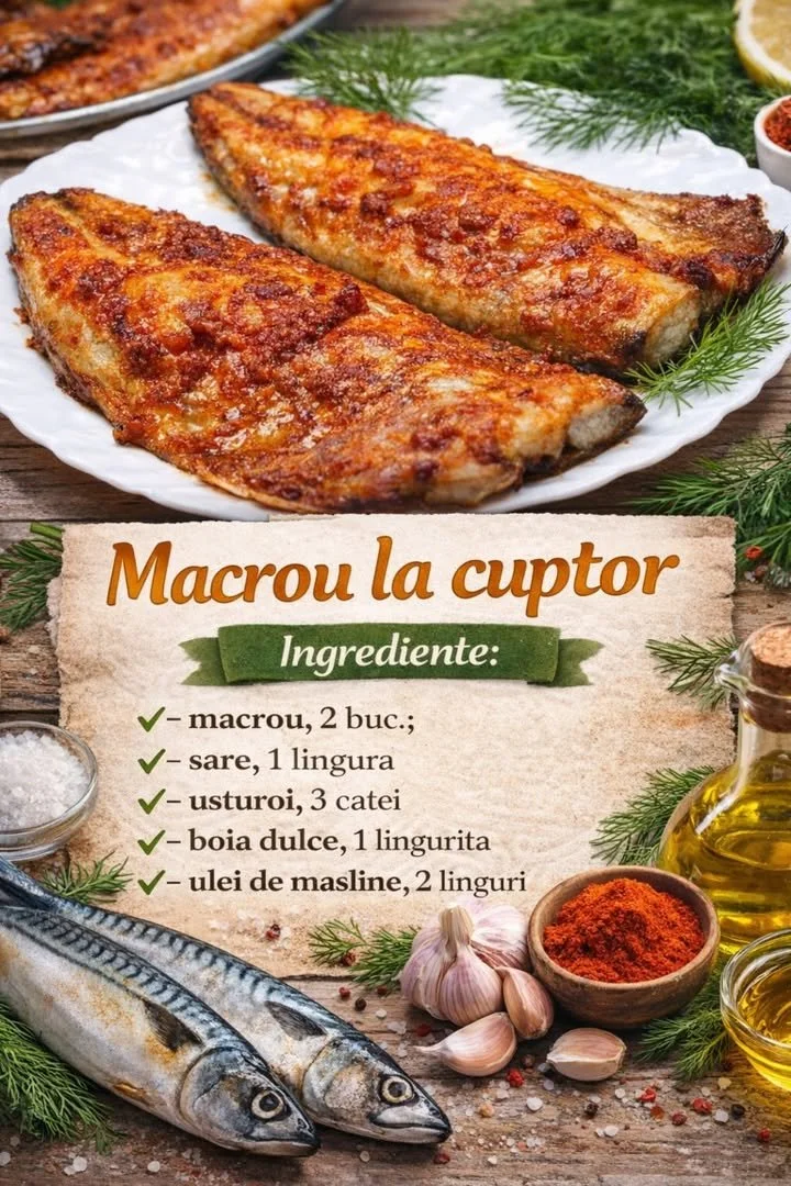 Macrou la Cuptor este un preparat savuros și sănătos, perfect pentru cei care își doresc un fel de mâncare plin de arome și nutriție