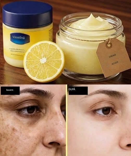 Am descoperit rețeta de cremă miraculoasă a bunicii mele! Cu doar trei ingrediente: vaselină, suc de lămâie și cremă de noapte, pielea mea a devenit radiantă. Trebuie neapărat să o încercați! Salvați această postare și citiți primul comentariu pentru rețeta completă.