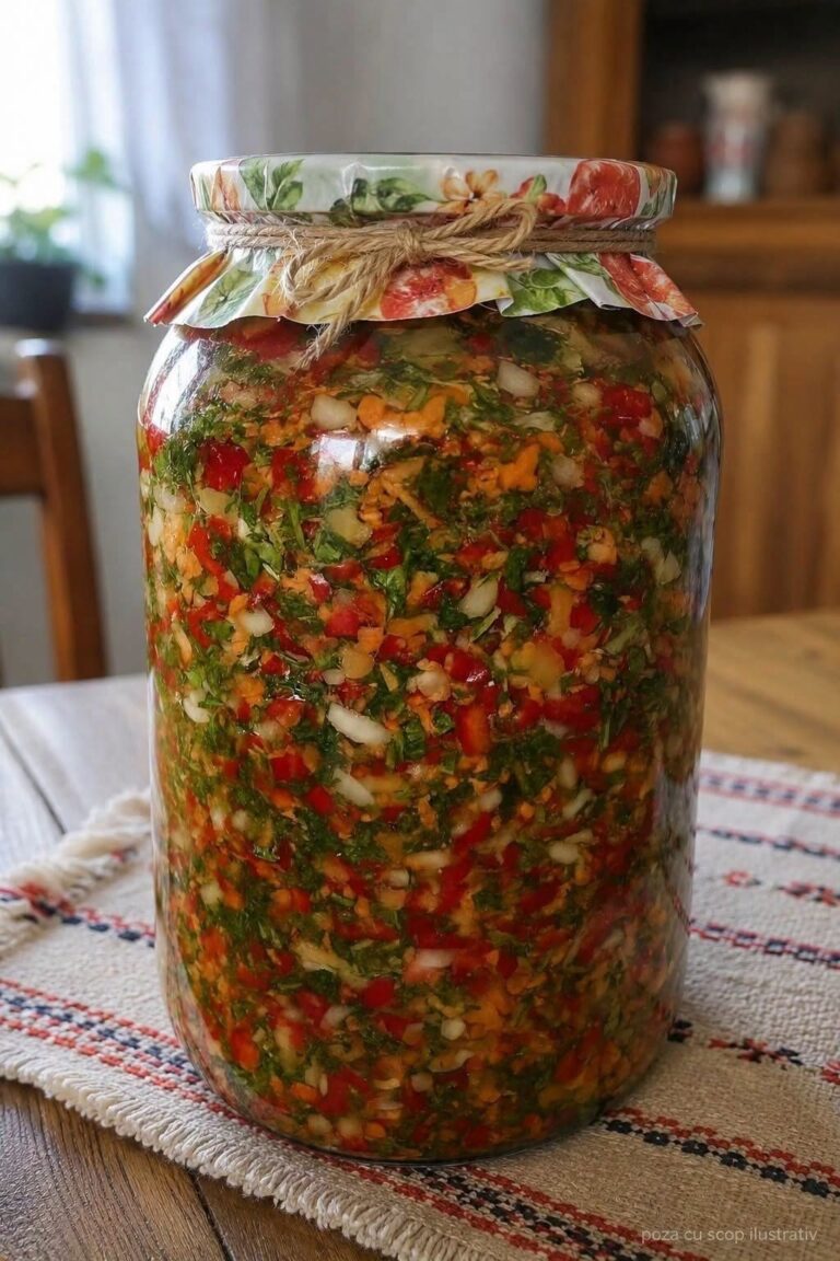 Un borcan din acesta și uiți de orice alt amestec de legume! Rețeta este în familia noastră de ani buni