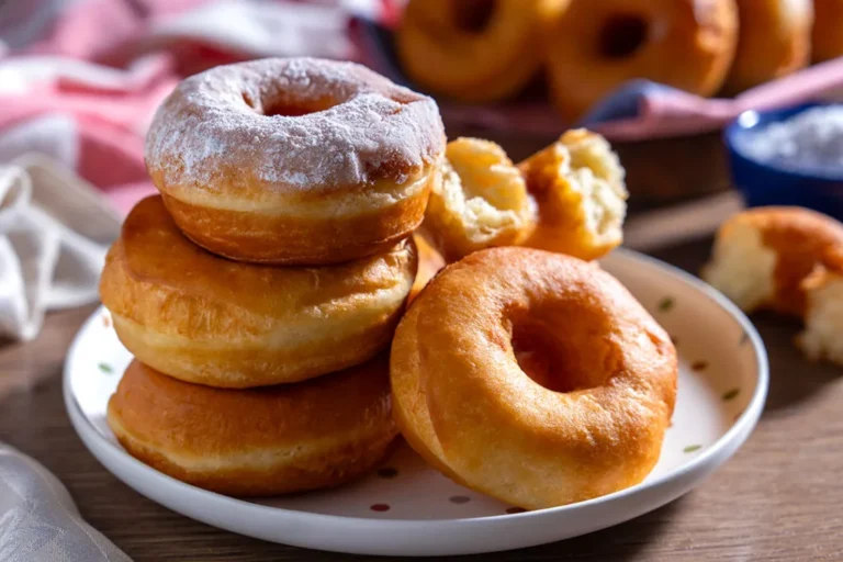Gogosi americane (Donuts) pufoase, reteta cu guler alb | Video