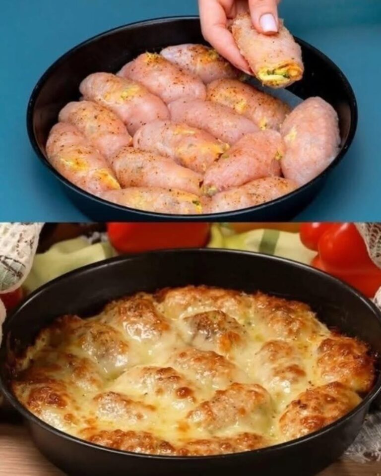 Rulouri de pui cu mozzarella și salată proaspătă – simplu și delicios
