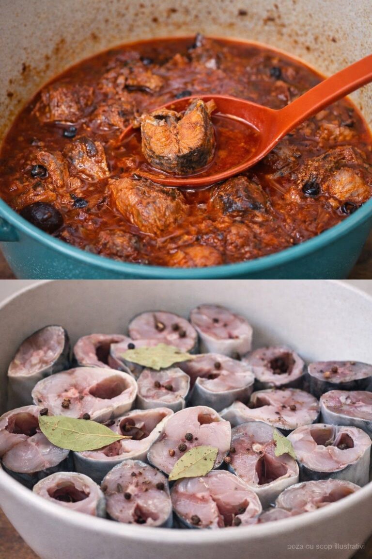 Macrou Marinat în Sos de Roșii – Rețetă Aromată, Perfectă pentru Aperitiv
