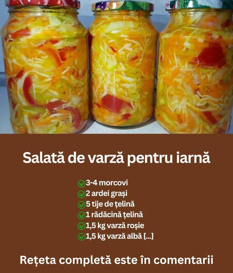 Dacă ești în căutarea unei rețete sănătoase și pline de savoare, salata de varză fermentată este alegerea perfectă