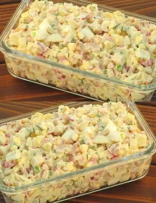 Cea mai bună salată pe care o cunosc este delicioasa salată de ouă de la bunica mea