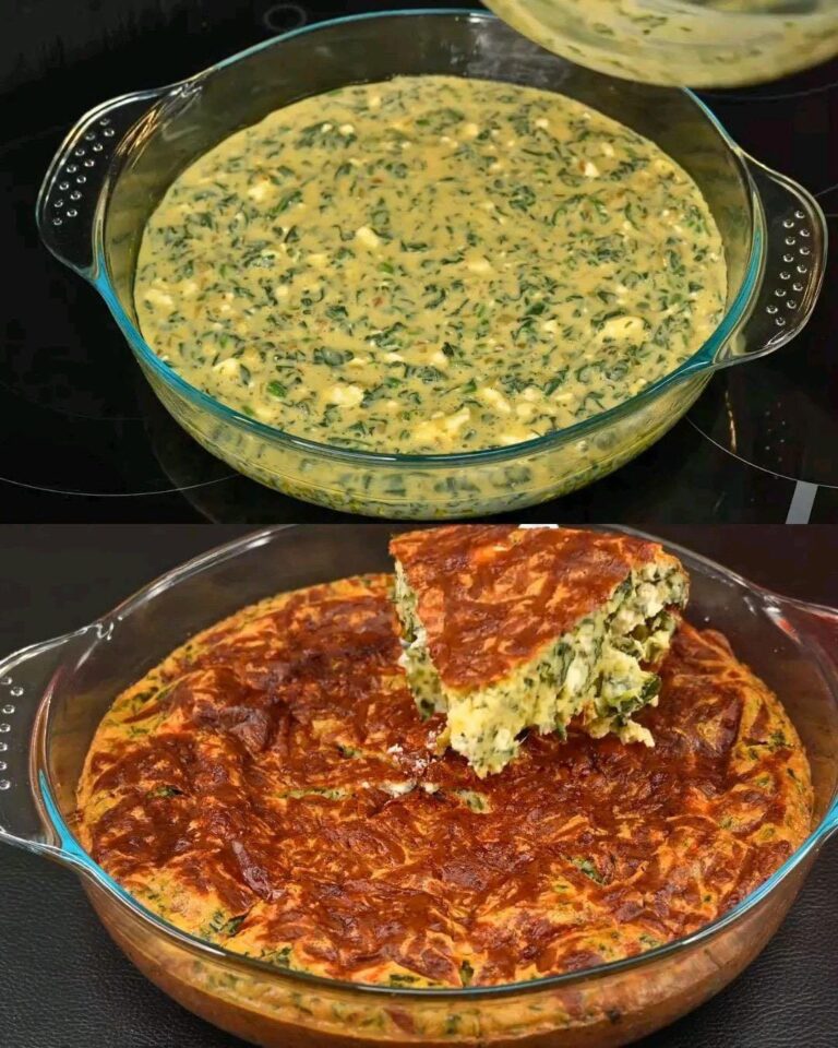 Plăcintă Sărată cu Spanac și Brânză
