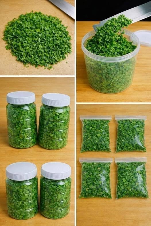 Cumperi o legătură frumoasă de pătrunjel verde-deschis, plină de potențial