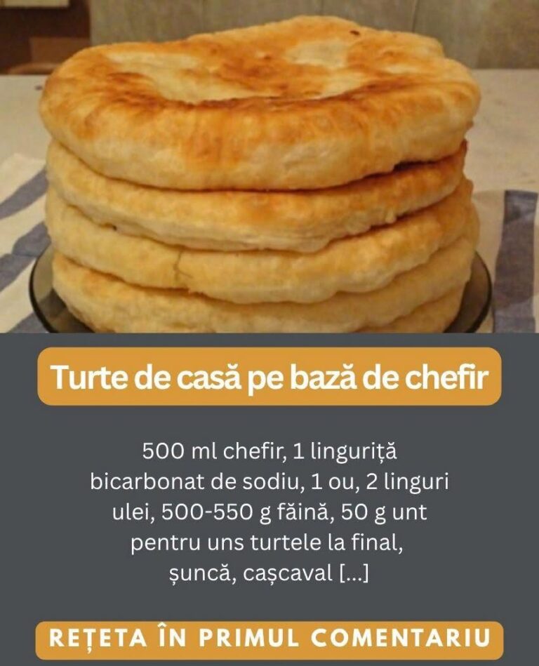 Turte de casă pe bază de chefir Rețeta scrisă