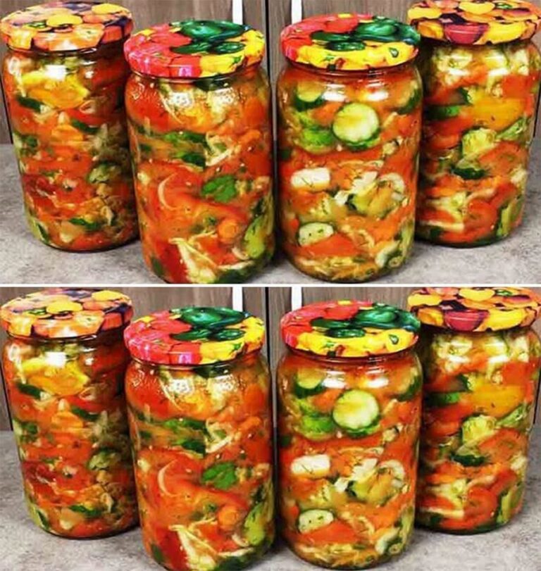 Salată cu legume pentru iarnă