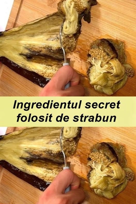 Salată de vinete după o rețetă veche din 1940. Ingredientul secret folosit de străbuni, care face preparatul cremos și delicios