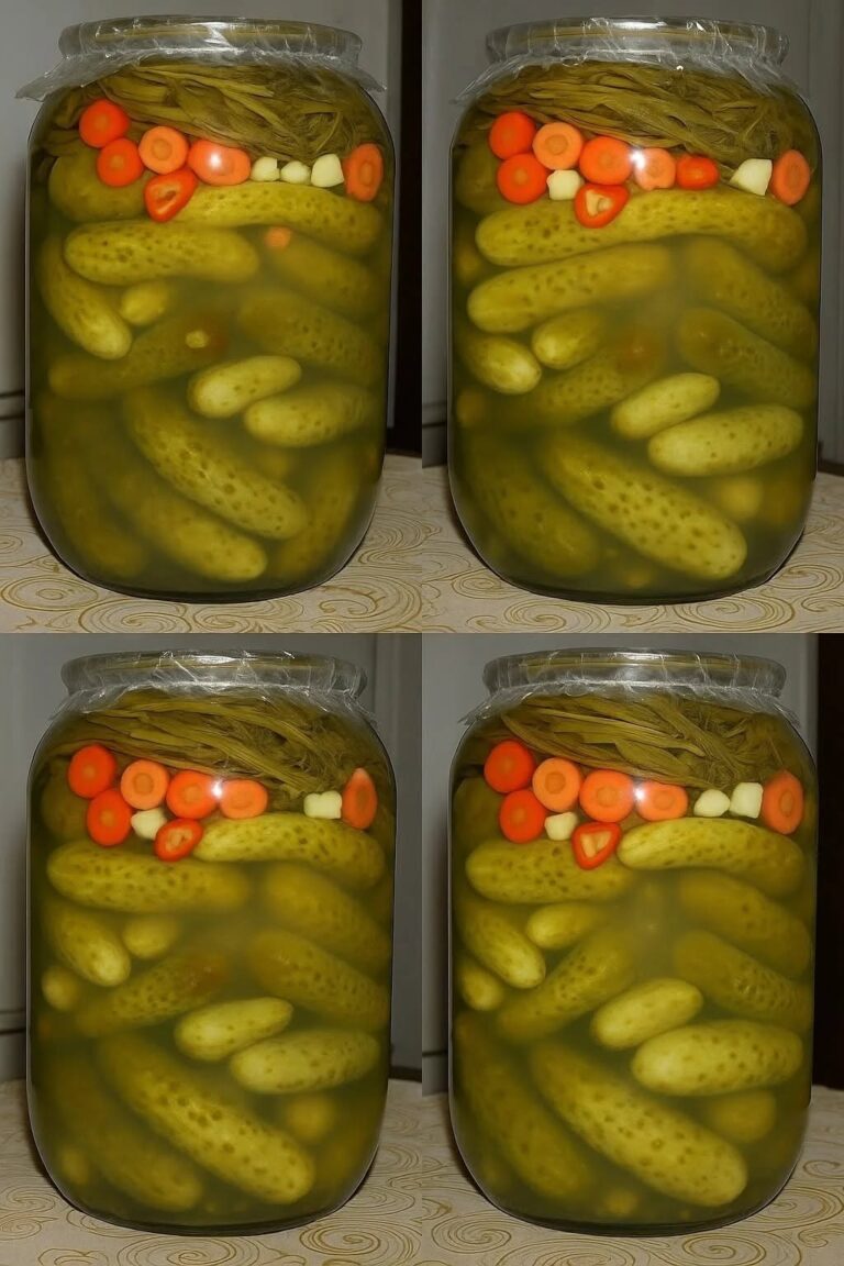 Cea mai bună rețetă de castraveți murati cu apă rece – Fără oțet sau acid citric, sănătate curată Rețeta pas cu pas în primul comentariu Pentru a continua să primești rețetele noastre, trebuie să exprimi ceva. Mulțumesc.