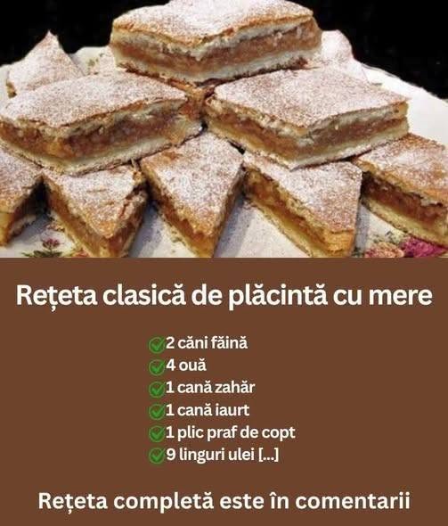 Prăjitura cu mere și iaurt este un desert care îmbină simplitatea cu savoarea, fiind ideal pentru orice ocazie.