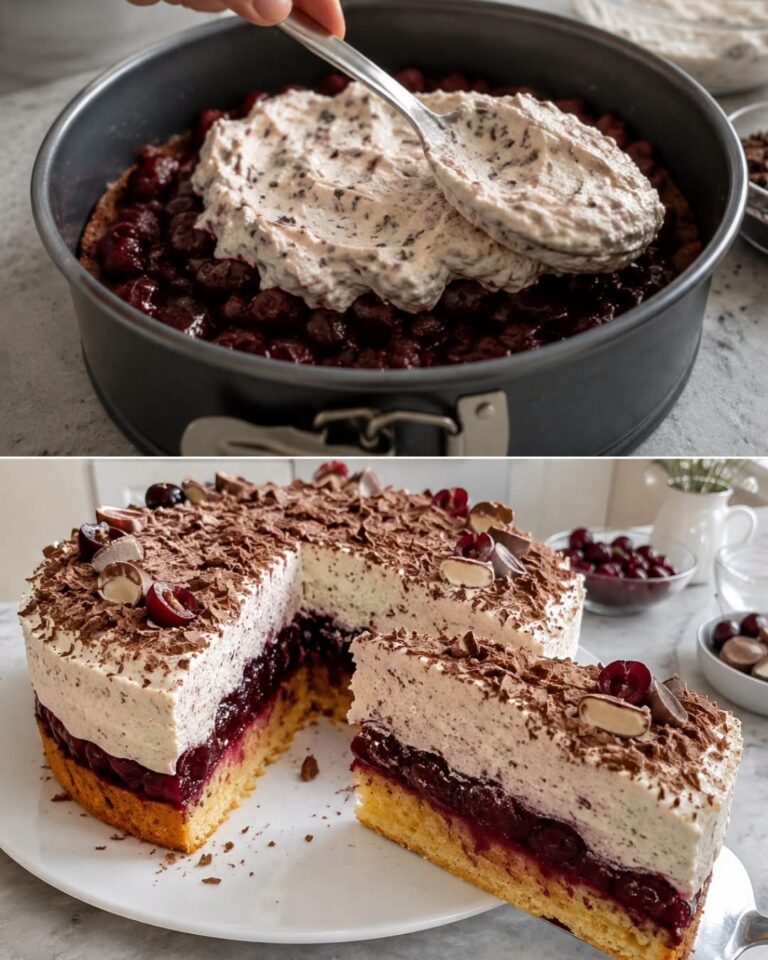 Tort de ciocolată cu vișine – desert cremos, răcoritor și ușor de preparat