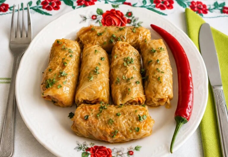 Sarmale de post cu ciuperci și orez. Rețetă tradițională, aromată și sățioasă