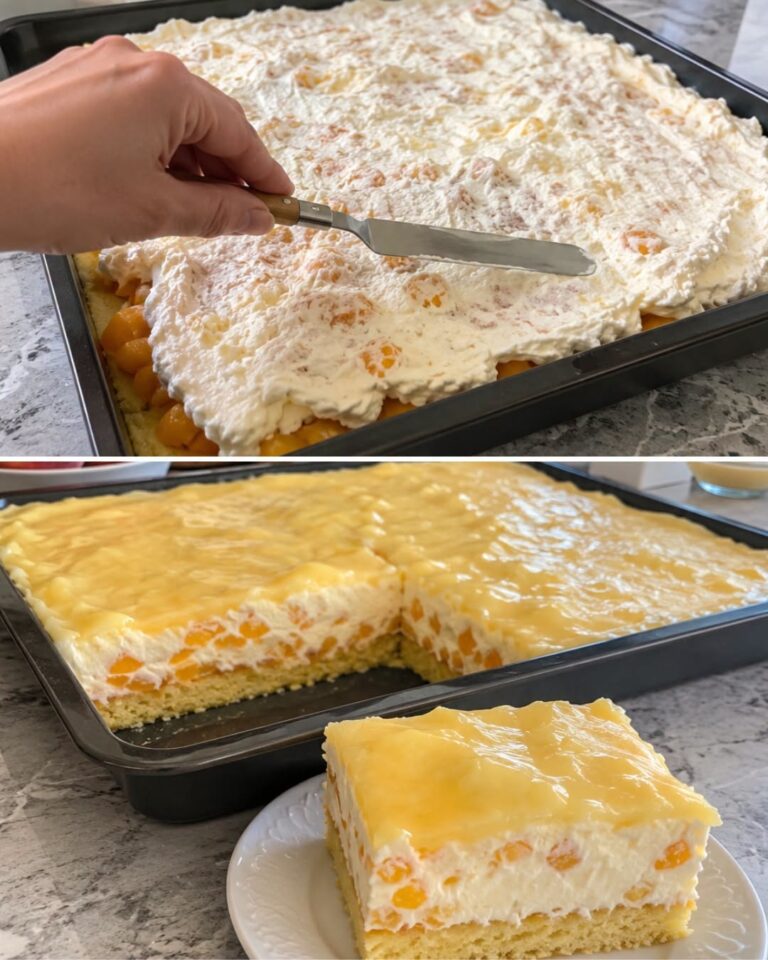 Tort bavarez cu piersici – desert cremos și răcoritor pentru orice ocazie