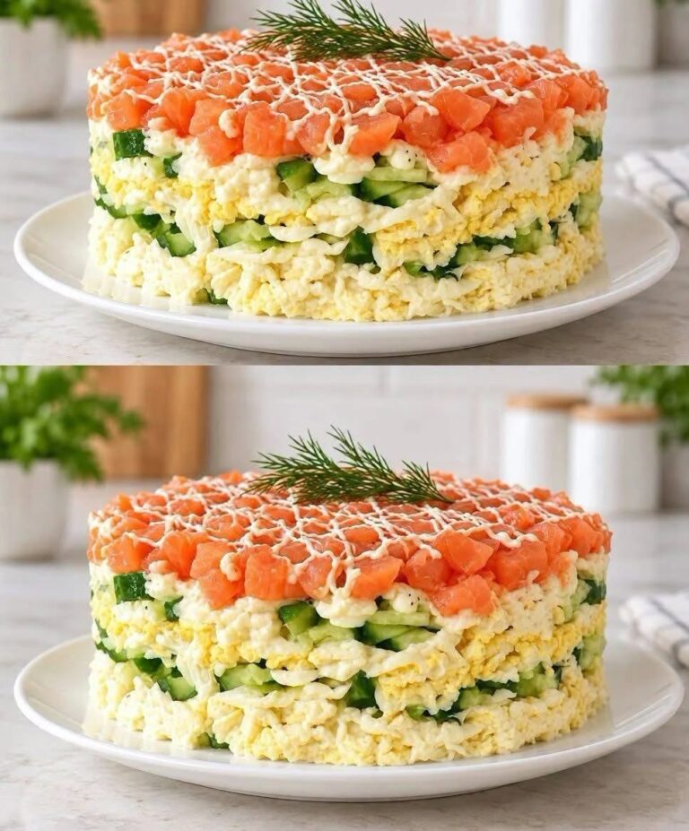 Salată festivă „Slăbiciunea femeii”